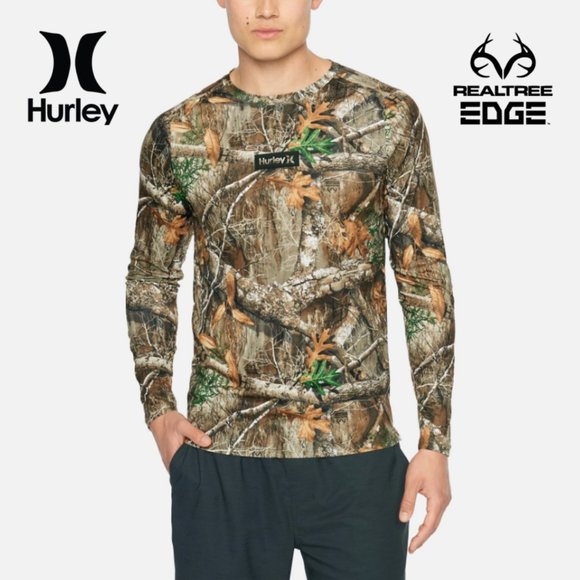 Hurley Other - Hurley Realtree UPF 50+ Quick Dry Camo Long Sleeve